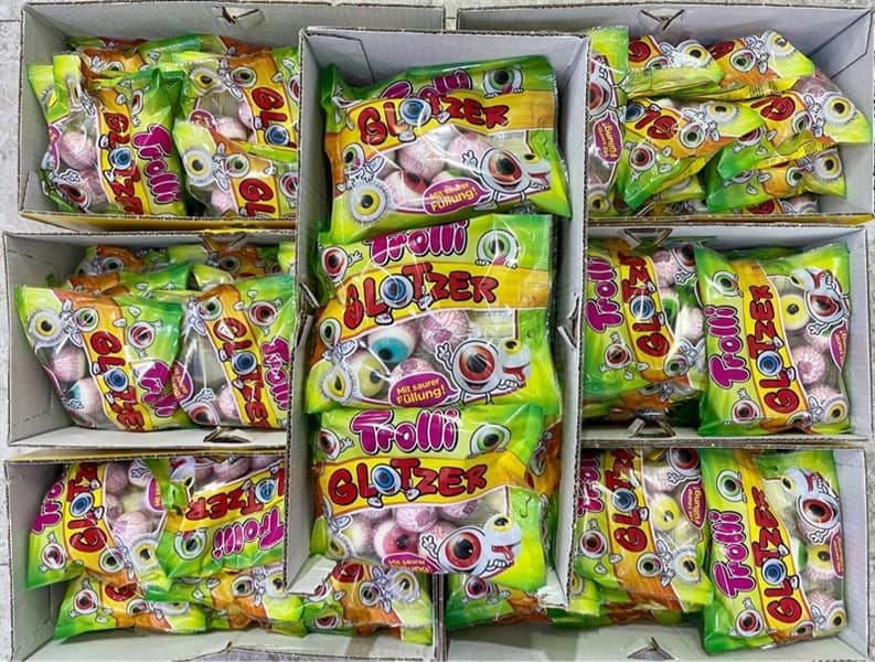 Kẹo dẻo Trolli có nhân hình con mắt POPEYE 75g