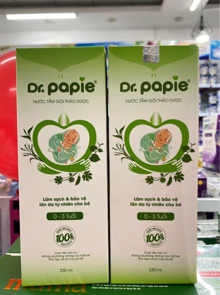 Nước tắm gội Dr. Papie 230ml