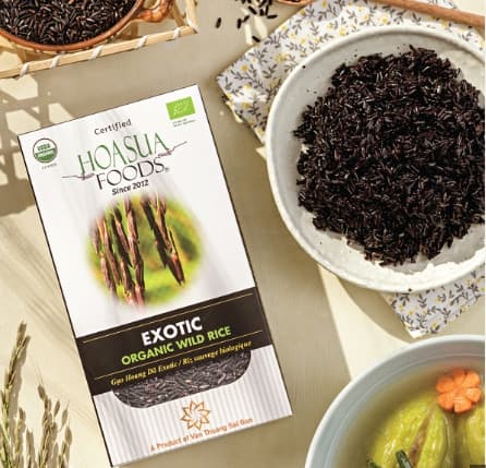 Gạo lứt đen hoang dã hữu cơ Exotic Hoa Sữa 1kg