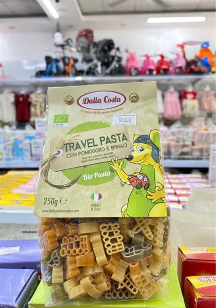 Nui rau củ hữu cơ hình tàu Dalla Costa (250g)