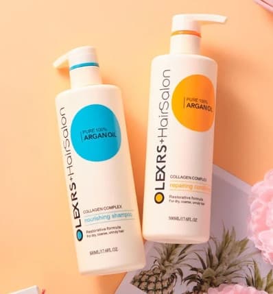 DẦU GỘI + DẦU XẢ OLEXRS ARGAN OIL COLLAGEN 960ML ANH