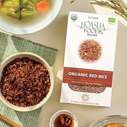 Gạo lứt đỏ hữu cơ Hoa sữa 1kg