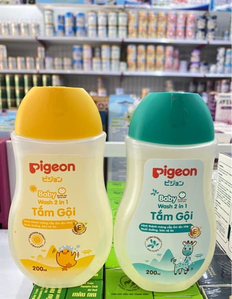 Tắm - gội 200ml vàng (Pigeon)