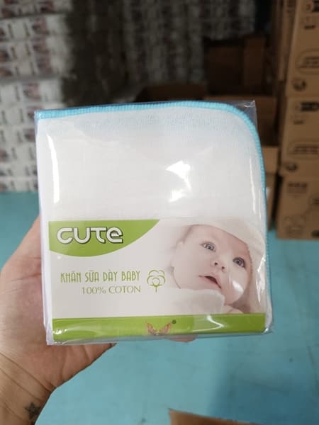 Khăn sữa dày Cute 4 lớp