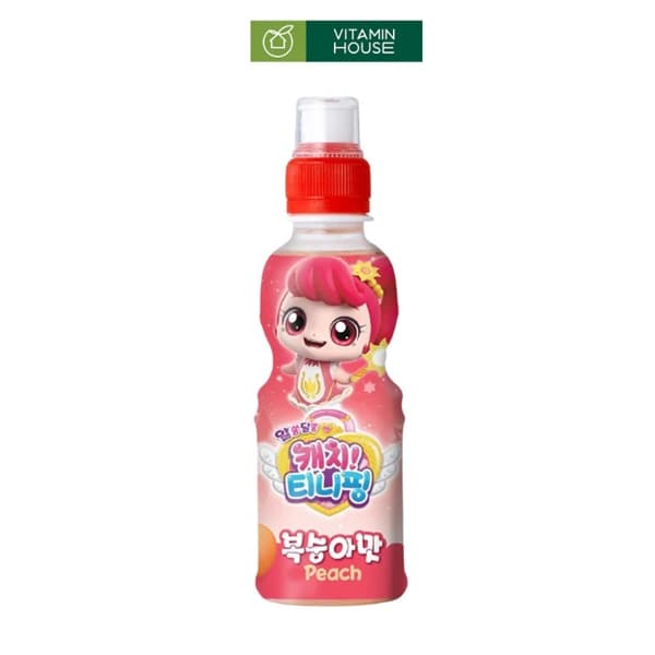 Nước lợi khuẩn Teenieping Woongjin 200ml - Vị đào