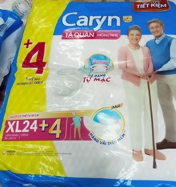 Tã Quần Caryn Người Lớn Size Xl 24