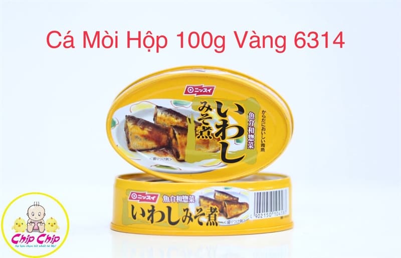 Cá Mòi Hộp 100g (Vàng-6314)