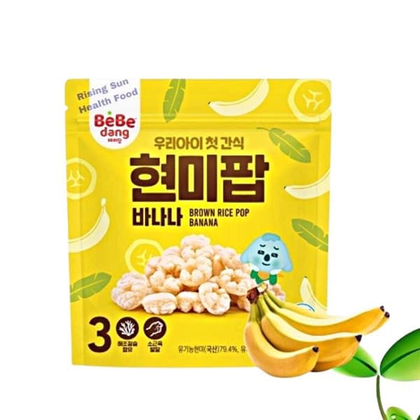 Bánh gạo lức vòng Bebedang 20g vị chuối