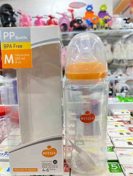 Bình sữa PP wesser 250ml