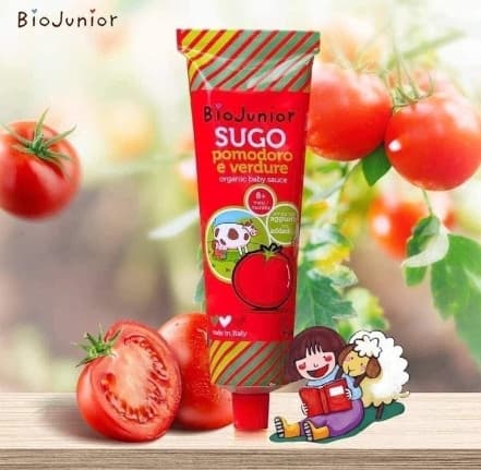 Sốt cà chua hữu cơ cho bé Bio Junior 150g ( Từ 8 tháng tuổi)