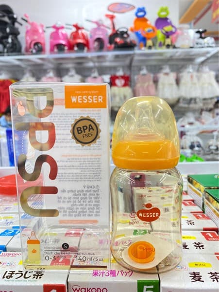 Bình sữa PPSU WESSER 140ml