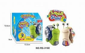 Đồ chơi Ốc Sên chạy pin, đụng quay đầu có đèn và nhạc (RS-3150)