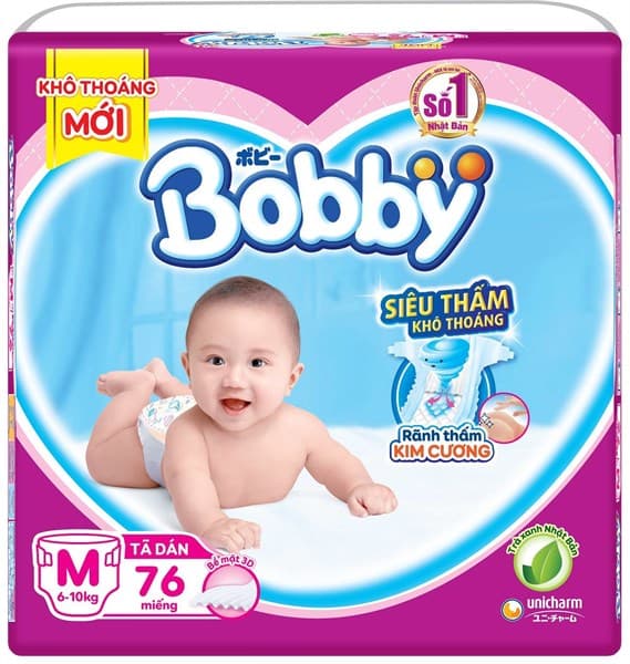 Tã dán Bobby M76 miếng