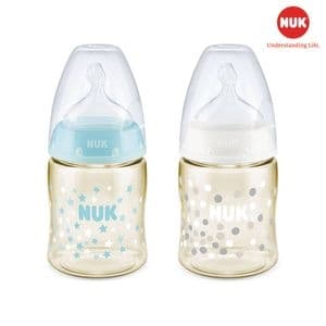 Bình sữa NUK PPSU 150ml núm ti Silicone S1 - M