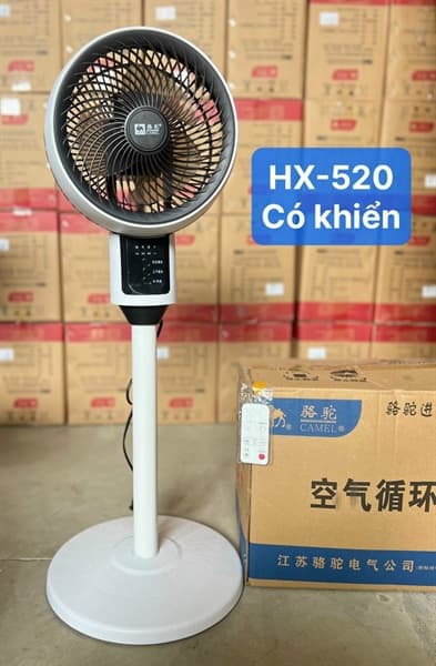 Quạt Camel HX520 có điều khiển thùng xanh