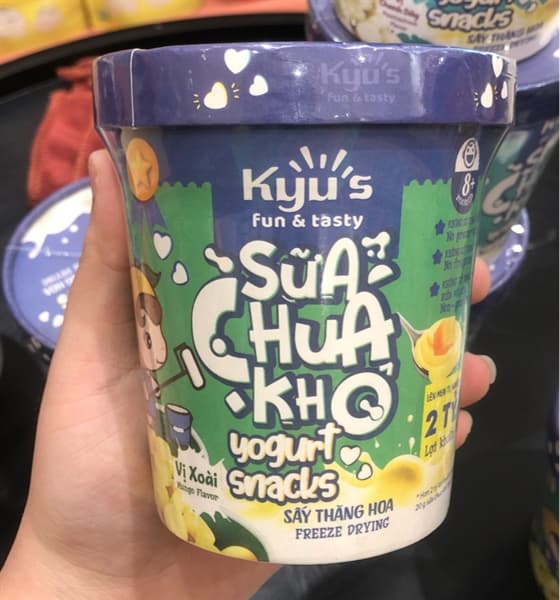 Sữa chua khô sấy thăng hoa 20g - Xoài