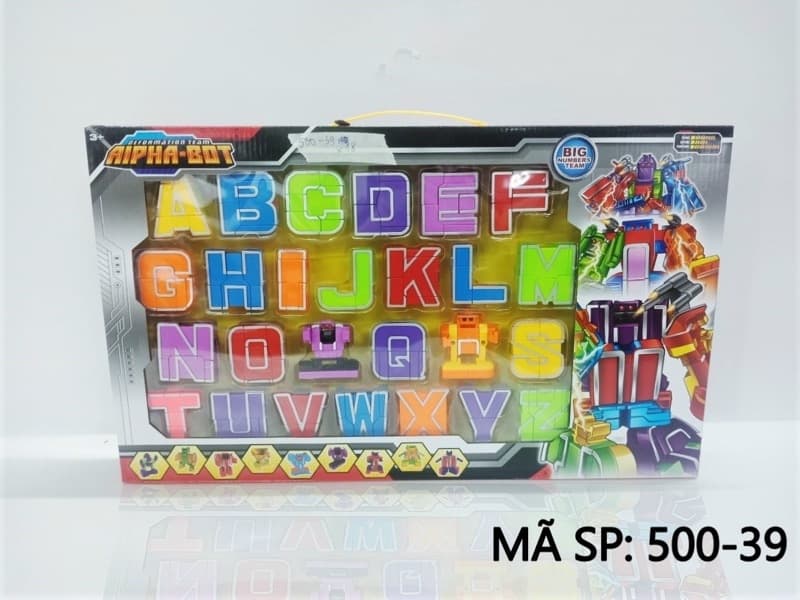500-39 HỘP RÁP ROBO BIẾN HÌNH CHỮ CÁI