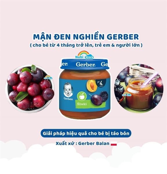 Mận Khô Gerber My First 125 G
