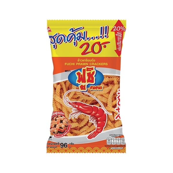 SNACK FUCHI THÁI TÔM HẢI SẢN TÔM NƯỚNG 96G