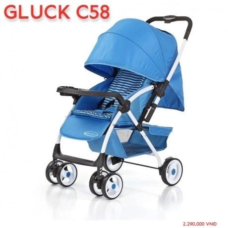 Xe đẩy Gluck C58 xanh navy