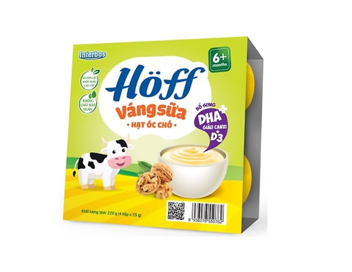 Váng sữa Hoff óc chó- 55g ( 1T /12L)