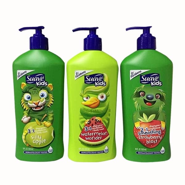 Sữa tắm gội Suave Kids 2in1 mùi dưa hấu Mỹ 532ml