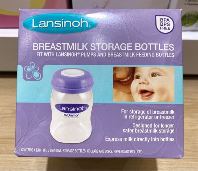 Bình trữ sữa Lansinoh 160ml (4b/set)
