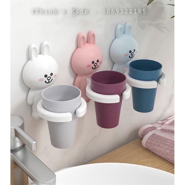 GIÁ TREO KÈM CỐC HÌNH THÚ