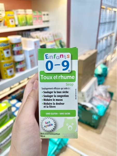 TPCN Siro trị ho, cảm lạnh Enfants cho trẻ từ 0 đến 9 tuổi