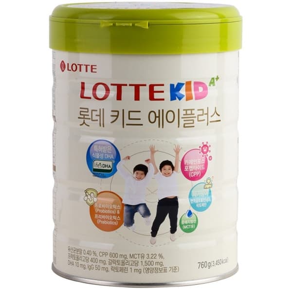 Sữa bột Lotte Kid A+ 760g 1-10 tuổi
