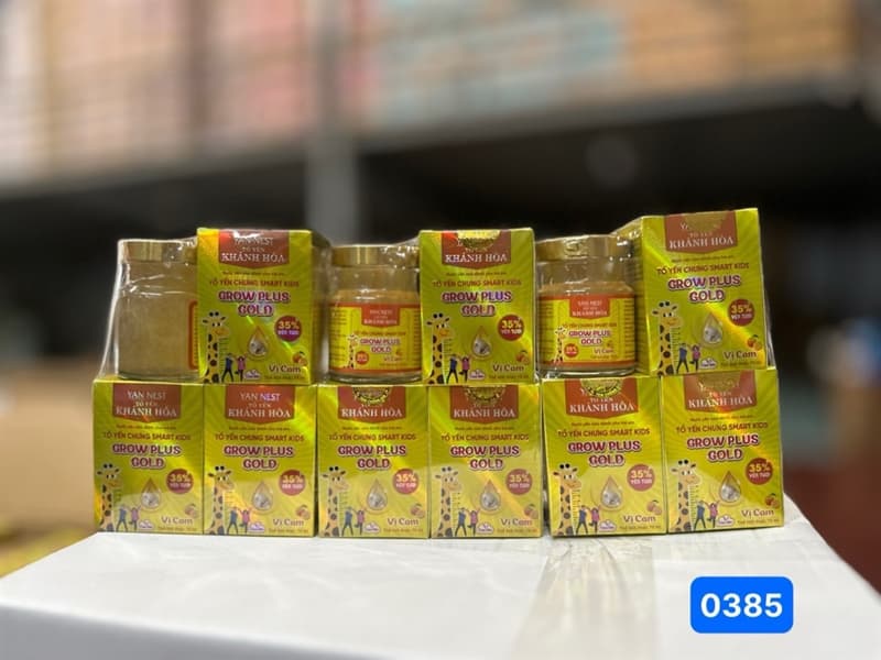 Tổ yến chưng Smart Kids - Hươu Cam Lốc 3 hộp tặng 1