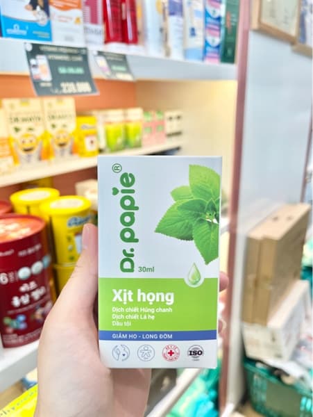 Xịt họng Dr.papie