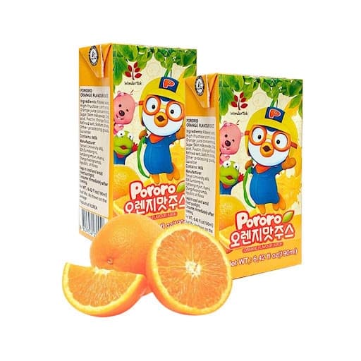 Nước Ép Pororo 190ml - Vị Cam (24h/khay)
