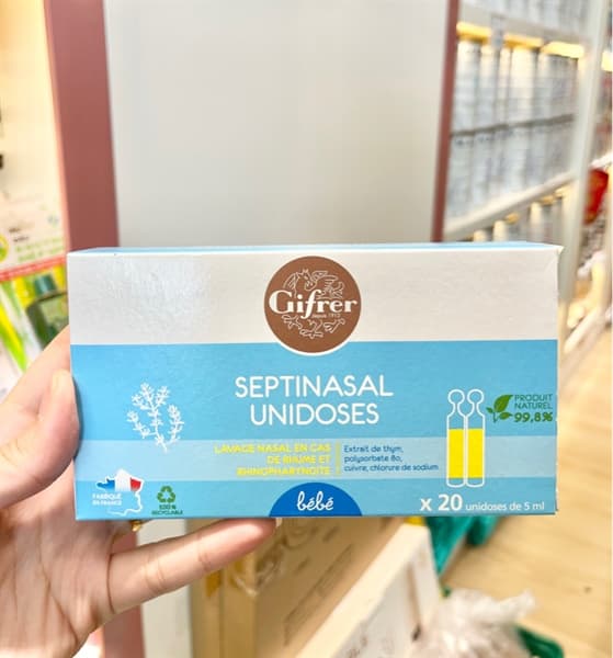 Nước muối s.ly Gifrer Pháp kháng viêm (tép vàng)