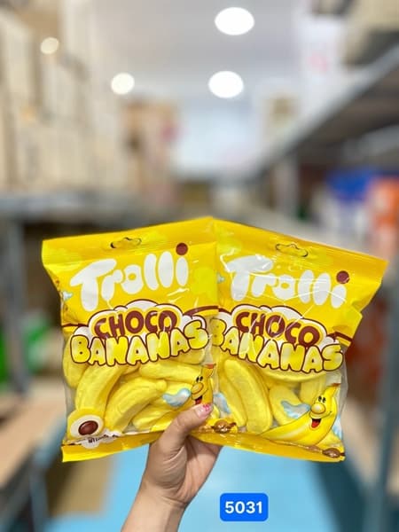 Kẹo Dẻo Trolli Choco Bananas 150g (Chuối)
