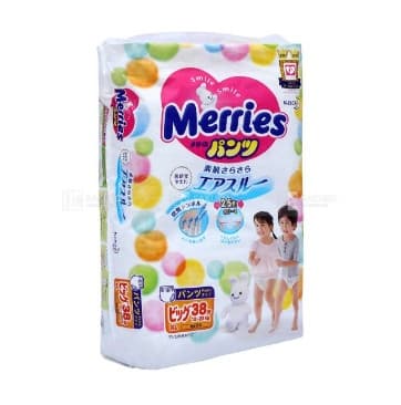 Tã quần Merries XL38 miếng