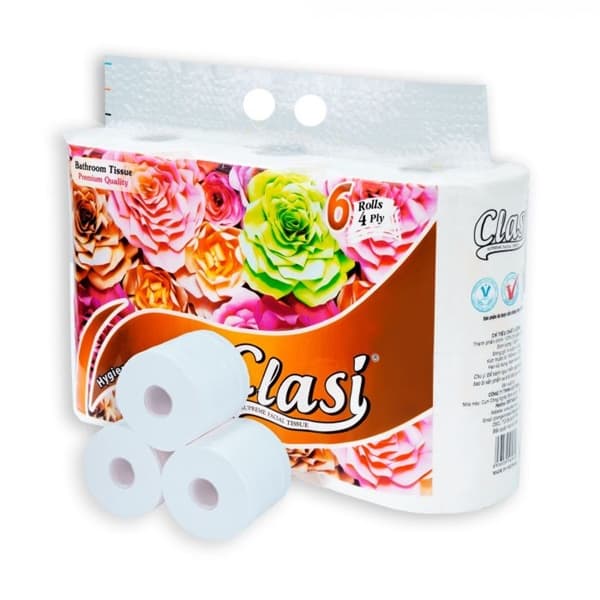 GVS Face hồng 2700g 4 lớp 20 cuộn