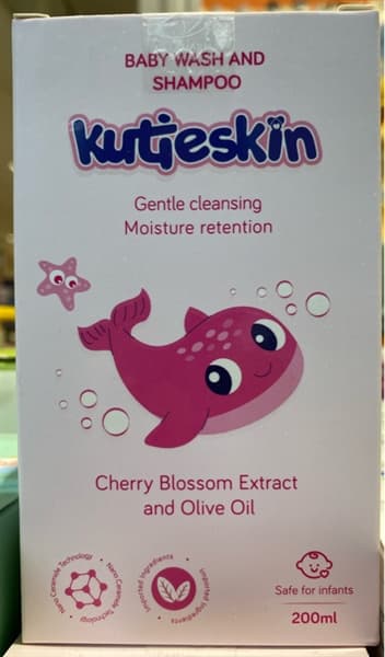 Sữa Tắm Gội Cho Bé Kutieskin