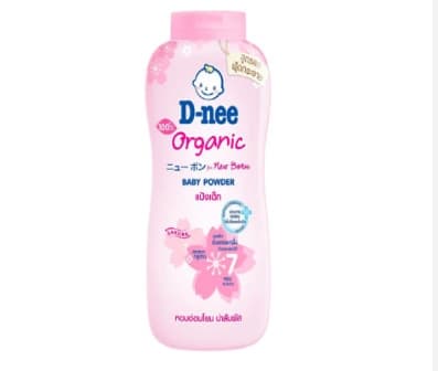 Phấn rôm Dnee Organic Hồng 350g Thái (61354)