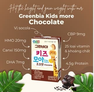 Sữa Nước Kids More 150ml - VỊ SOCOLA