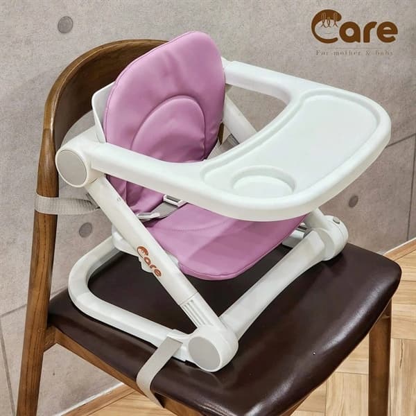 LILCARE - Ghế ăn gấp gọn siêu nhẹ Hồng Tím