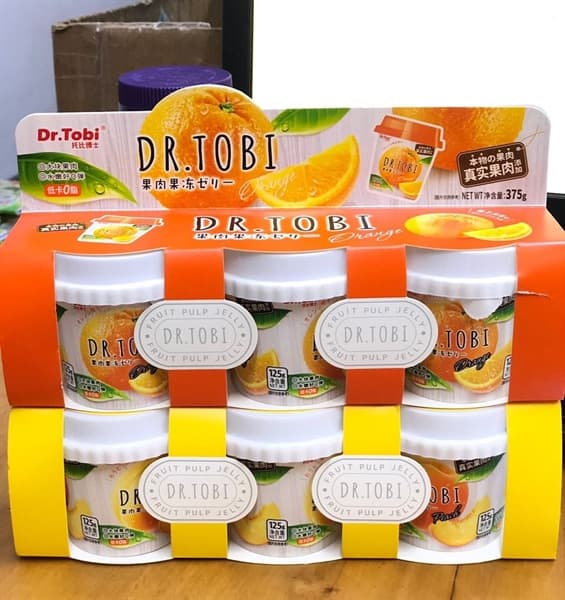 THẠCH ĐÀO CẮT LÁT DR.TOBI 375GR