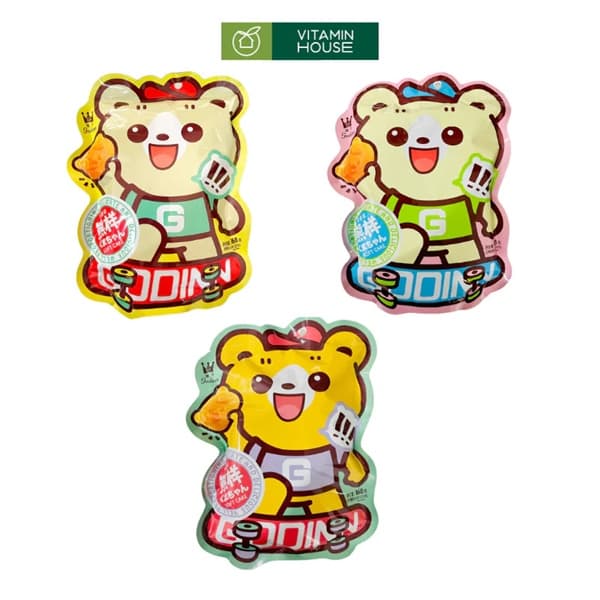 Bánh bông lan gấu tím vị nguyên bản 168g