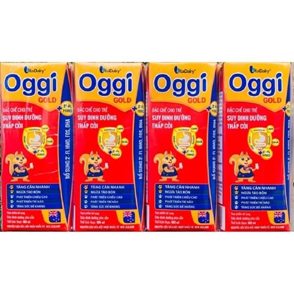 Sữa Bột Pha Sẵn Oggi Suy Dinh Dưỡng IQ Gold 180ml