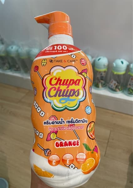 Sữa tắm Chupa chup 550ml - hương cam