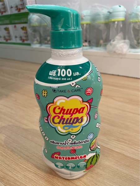 Sữa tắm Chupa chup 550ml - hương dưa hấu