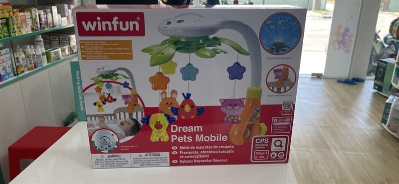 Treo nôi cũi , có nhạc với 4 thú Winfun 0845