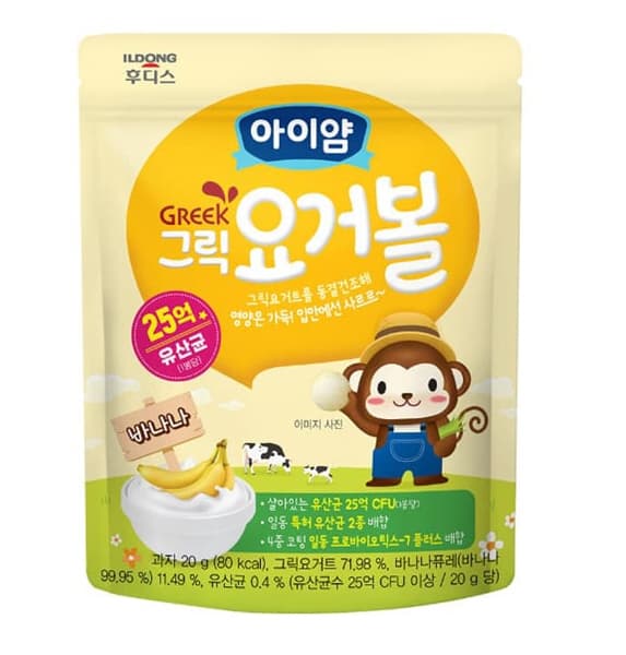 Sữa chua khô ILDONG vị Chuối 20g