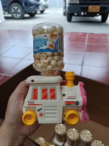 Bánh Small Steam Bun vị sữa_(Xe Lửa Trắng) 50g