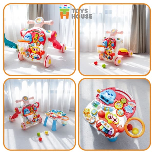Bàn nhạc, xe tập đi, xe chòi chân xanh